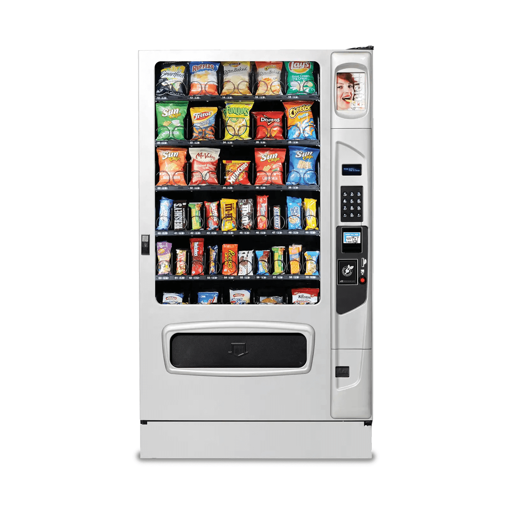 AMS Slim Gem Snack Vending Machine — Vital Vending Sales
